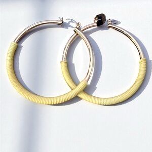 Signature Studio Elegant Yellow Hoop‎ Earrings